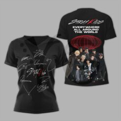 Stray Kids Everywhere All Around The World Shirt Collection 5