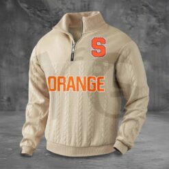Syracuse Orange PREMIUM Half Zip Sweater 4