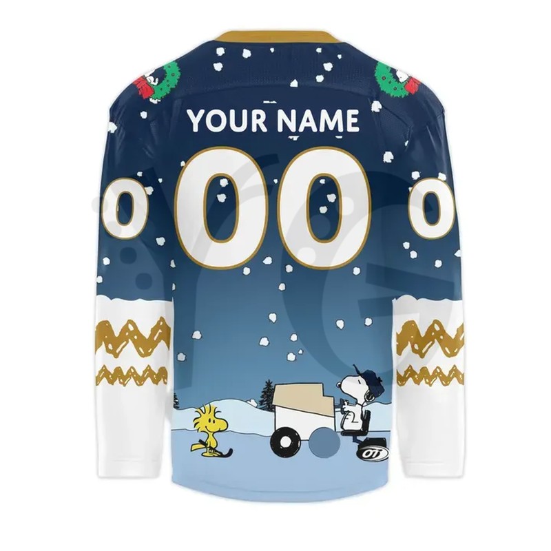 Tampa Bay Lightning 2025 Peanuts Christmas Jersey Tampa Bay Lightning 2025 Peanuts Christmas Jersey