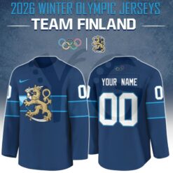 Team Finland Olympic 2026 Personalized Hockey Jerseys Team Finland Olympic 2026 Personalized Hockey Jerseys