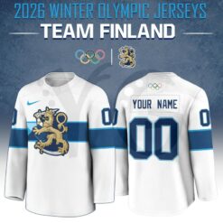 Team Finland Olympic 2026 Personalized Hockey Jerseys