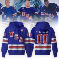 Team USA Olympic 2026 Uniform Shirt Collection Navy Hoodie