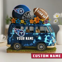 Tennessee Titans Van Bus Special Home Decor Gift Acrylic Plaque