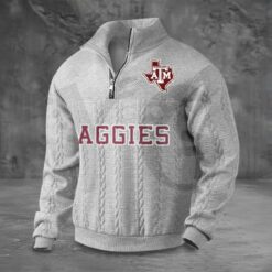 Texas A&M Aggies PREMIUM Half-Zip Sweater Texas A&M Aggies PREMIUM Half-Zip Sweater