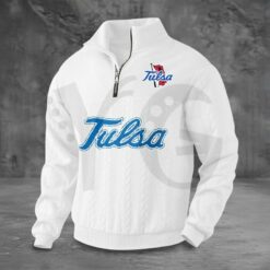 Tulsa Golden Hurricane PREMIUM Half-Zip Sweater