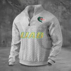 UAB Blazers PREMIUM Half-Zip Sweater