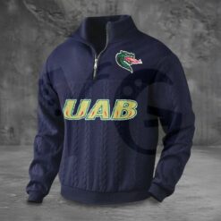 UAB Blazers PREMIUM Half Zip Sweater 5