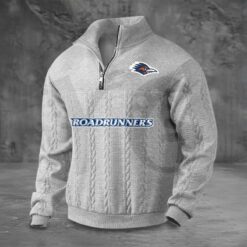 UTSA Roadrunners PREMIUM Half-Zip Sweater