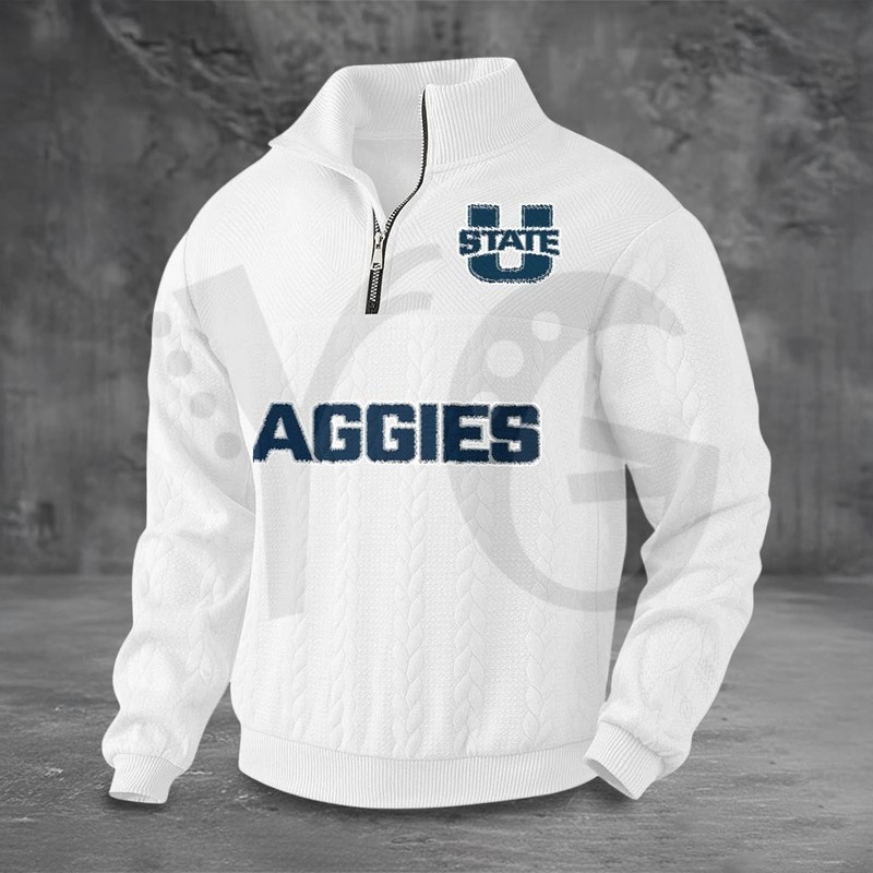 Utah State Aggies PREMIUM Half-Zip Sweater Utah State Aggies PREMIUM Half-Zip Sweater