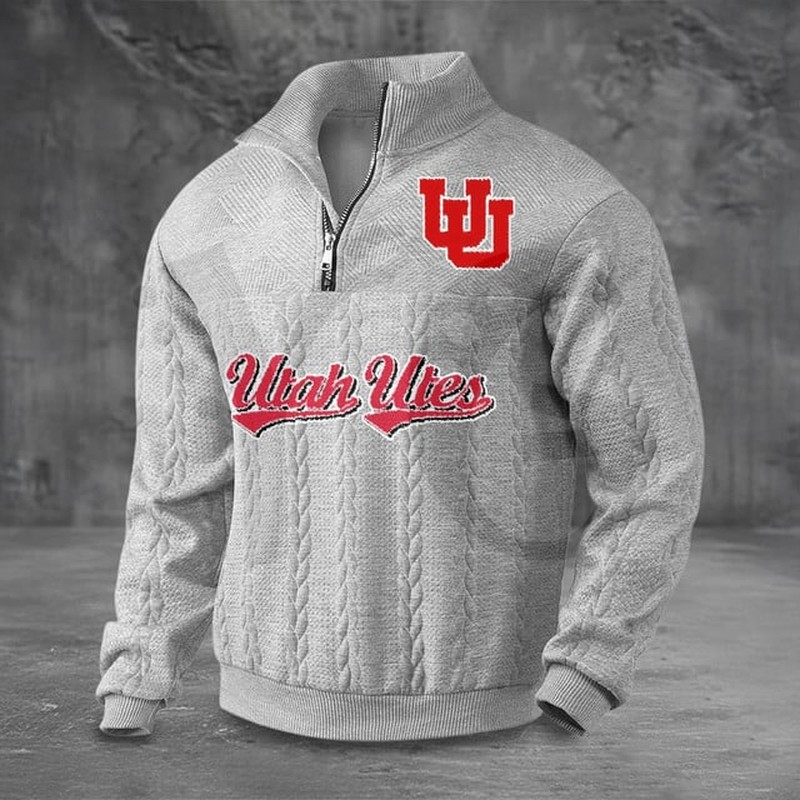 Utah Utes PREMIUM Half-Zip Sweater Utah Utes PREMIUM Half-Zip Sweater