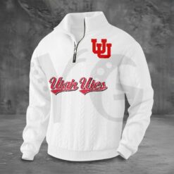 Utah Utes PREMIUM Half-Zip Sweater