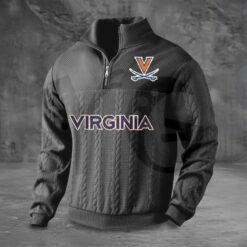 Virginia Cavaliers PREMIUM Half Zip Sweater 3