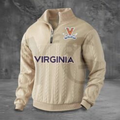 Virginia Cavaliers PREMIUM Half Zip Sweater 4