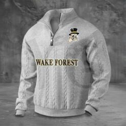 Wake Forest Demon Deacons PREMIUM Half-Zip Sweater