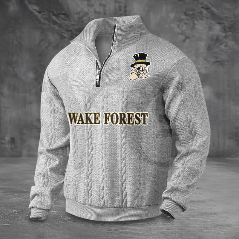Wake Forest Demon Deacons PREMIUM Half-Zip Sweater Wake Forest Demon Deacons PREMIUM Half-Zip Sweater