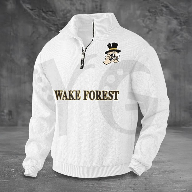Wake Forest Demon Deacons PREMIUM Half-Zip Sweater Wake Forest Demon Deacons PREMIUM Half-Zip Sweater
