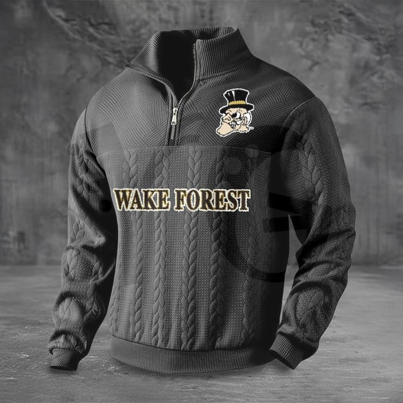 Wake Forest Demon Deacons PREMIUM Half-Zip Sweater Wake Forest Demon Deacons PREMIUM Half-Zip Sweater