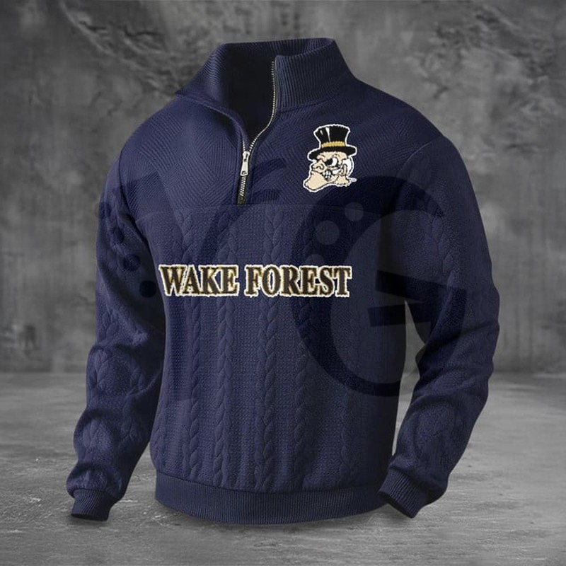 Wake Forest Demon Deacons PREMIUM Half-Zip Sweater Wake Forest Demon Deacons PREMIUM Half-Zip Sweater