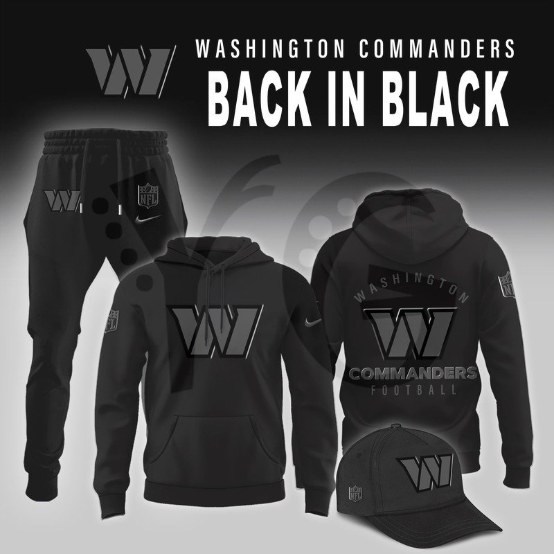 Washington Commanders 2025 Back In Black Limited Edition Shirt Collection Washington Commanders 2025 Back In Black Limited Edition Shirt Collection