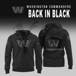 Washington Commanders 2025 Back In Black Limited Edition Shirt Collection