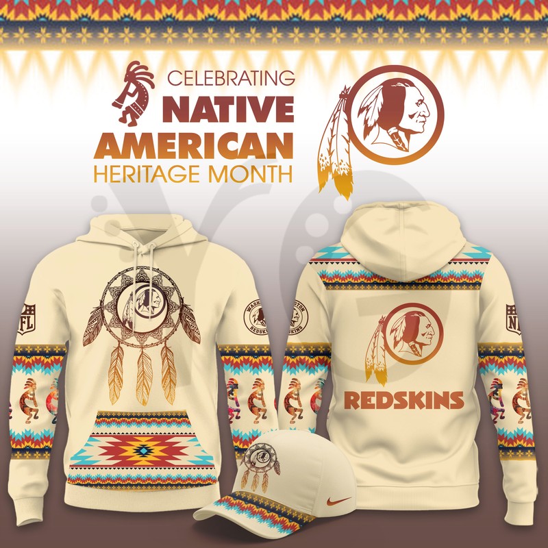 Washington Redskin Native American Heritage Limited Hoodie Washington Redskin Native American Heritage Limited Hoodie