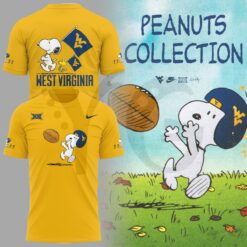 West Virginia Mountaineers x Peanuts and Snoopy Shirt Collection 3