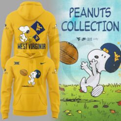 West Virginia Mountaineers x Peanuts and Snoopy Shirt Collection 4