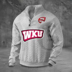 Western Kentucky Hilltoppers PREMIUM Half-Zip Sweater