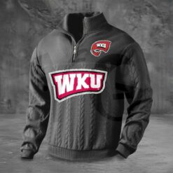 Western Kentucky Hilltoppers PREMIUM Half Zip Sweater 3