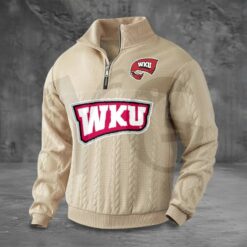 Western Kentucky Hilltoppers PREMIUM Half Zip Sweater 4