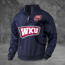 Western Kentucky Hilltoppers PREMIUM Half Zip Sweater 5