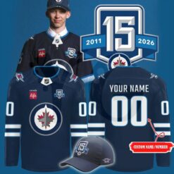 Winnipeg Jets 15th Anniversary Limited Edition Hockey Jersey