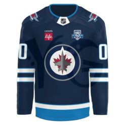 Winnipeg Jets 15th Anniversary Limited Edition Hockey Jersey