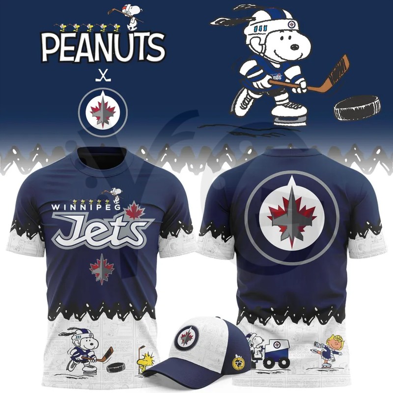 Winnipeg Jets Peanuts Night Special Shirt Collection Winnipeg Jets Peanuts Night Special Shirt Collection