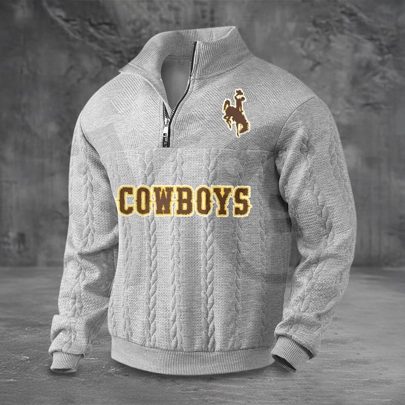 Wyoming Cowboys PREMIUM Half-Zip Sweater Wyoming Cowboys PREMIUM Half-Zip Sweater
