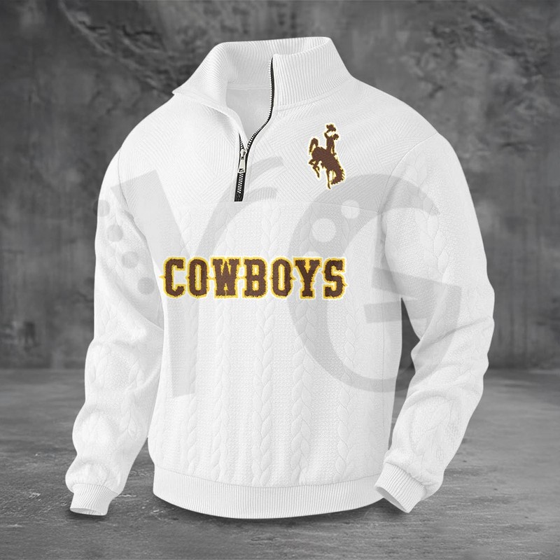 Wyoming Cowboys PREMIUM Half-Zip Sweater Wyoming Cowboys PREMIUM Half-Zip Sweater