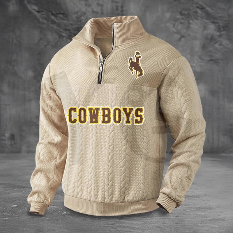 Wyoming Cowboys PREMIUM Half-Zip Sweater Wyoming Cowboys PREMIUM Half-Zip Sweater
