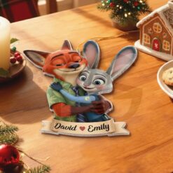 Zootopia 2 Special Couple Personalized Acrylic Ornament