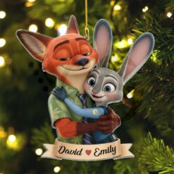 Zootopia 2 Special Couple Personalized Acrylic Ornament 3