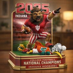 2026 CFP National Champions Indiana Hoosiers Acrylic Block Plaque 3