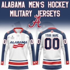 Alabama Frozen Tide 2026 Military Limited Edition Hockey Jersey
