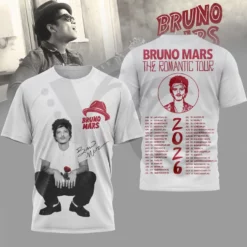 Bruno Mars The Romantic Tour Merch Collection Bruno Mars The Romantic Tour Merch Collection