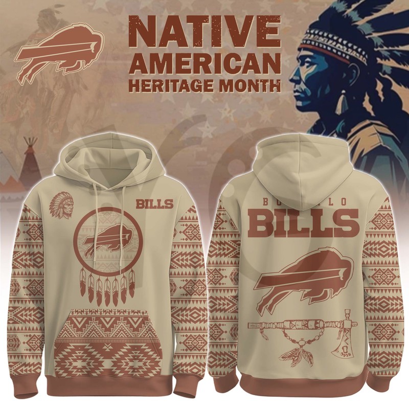 Buffalo Bills Native American Heritage Month Special Edition Hoodie Buffalo Bills Native American Heritage Month Special Edition Hoodie