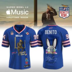 Buffalo Bills x Bad Bunny Benito Bowl Limited Edition Football Jersey