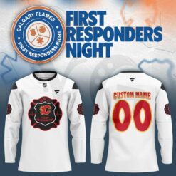 Calgary Flames 2026 First Responders Night Limited Hockey Jersey