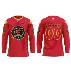 Calgary Flames 2026 First Responders Night Limited Hockey Jersey 4