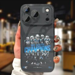 Carolina Panthers 2025 NFC South Champions Phone Case