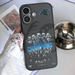 Carolina Panthers 2025 NFC South Champions Phone Case 3