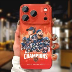 Chicago Bears 2025 NFC North Champions Phone Case 3