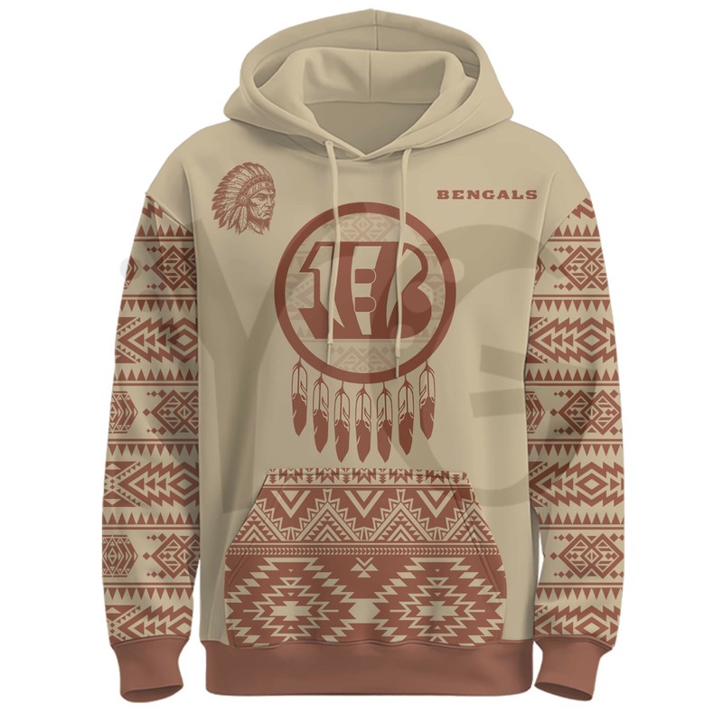 Cincinnati Bengals Native American Heritage Month Special Edition Hoodie Cincinnati Bengals Native American Heritage Month Special Edition Hoodie